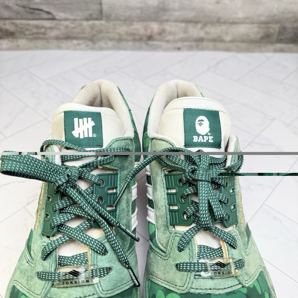 BAPE x Undefeated x Adidas ZX 8000 - Men's Size 11 - FY8851 - Picture 12 of 12